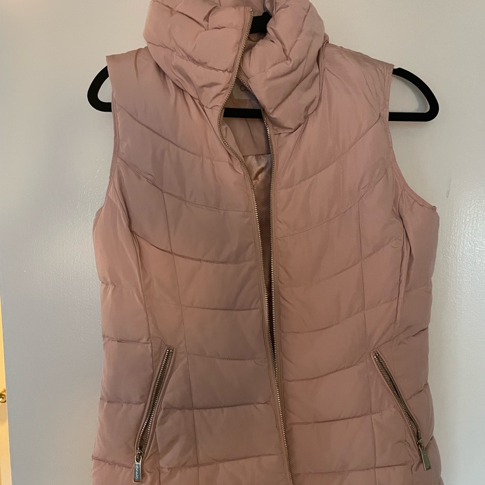 Light pink Calvin Klein puffer vest size small